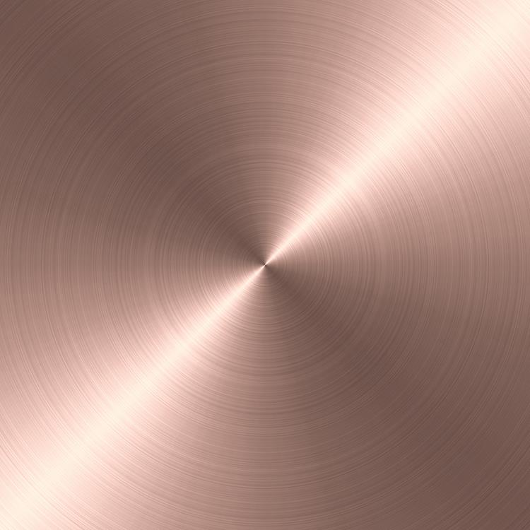 Circular Brushed Copper Texture